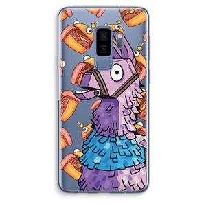 CaseCompany Loot Burger: Samsung Galaxy S9 Plus Transparant Hoesje