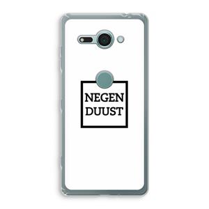 CaseCompany Negenduust vierkant: Sony Xperia XZ2 Compact Transparant Hoesje