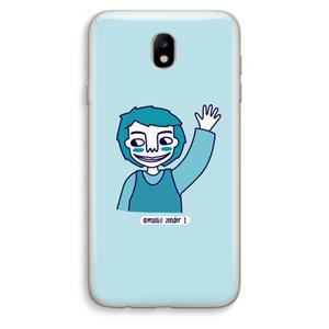 CaseCompany Zwaai: Samsung Galaxy J7 (2017) Transparant Hoesje