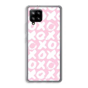 CaseCompany XOXO: Samsung Galaxy A42 5G Transparant Hoesje