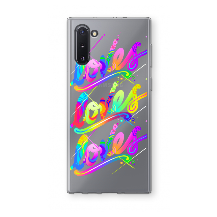 CaseCompany Loves: Samsung Galaxy Note 10 Transparant Hoesje