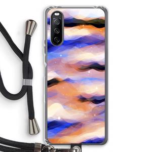 CaseCompany Donkere Wolken: Sony Sony Xperia 10 III Transparant Hoesje met koord