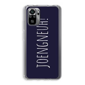 CaseCompany Joengneuh!: Xiaomi Redmi Note 10S Transparant Hoesje
