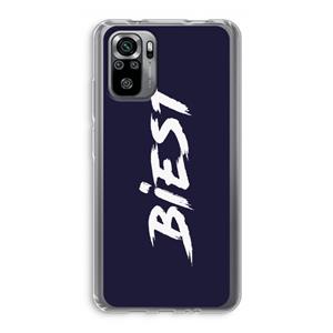 CaseCompany Biest: Xiaomi Redmi Note 10S Transparant Hoesje