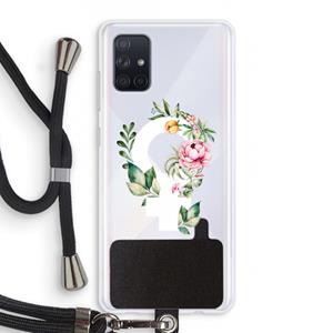 CaseCompany Venus: Samsung Galaxy A71 Transparant Hoesje met koord