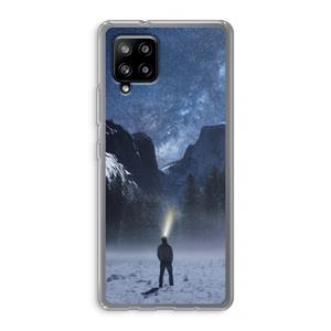 CaseCompany Wanderlust: Samsung Galaxy A42 5G Transparant Hoesje