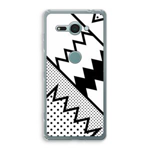 CaseCompany Pop Art #5: Sony Xperia XZ2 Compact Transparant Hoesje
