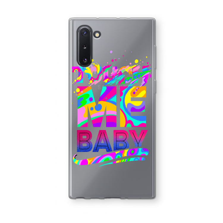 CaseCompany Touch Me: Samsung Galaxy Note 10 Transparant Hoesje