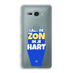 CaseCompany Laat de zon in je hart: Sony Xperia XZ2 Compact Transparant Hoesje