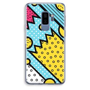 CaseCompany Pop Art #1: Samsung Galaxy S9 Plus Transparant Hoesje