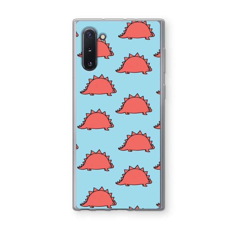 CaseCompany Dinosawrr: Samsung Galaxy Note 10 Transparant Hoesje