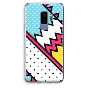 CaseCompany Pop Art #2: Samsung Galaxy S9 Plus Transparant Hoesje
