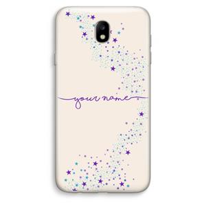 CaseCompany Sterren: Samsung Galaxy J7 (2017) Transparant Hoesje