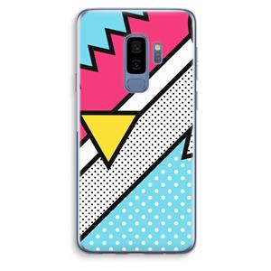 CaseCompany Pop Art #3: Samsung Galaxy S9 Plus Transparant Hoesje