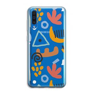 CaseCompany Abstract: Samsung Galaxy A50 Transparant Hoesje