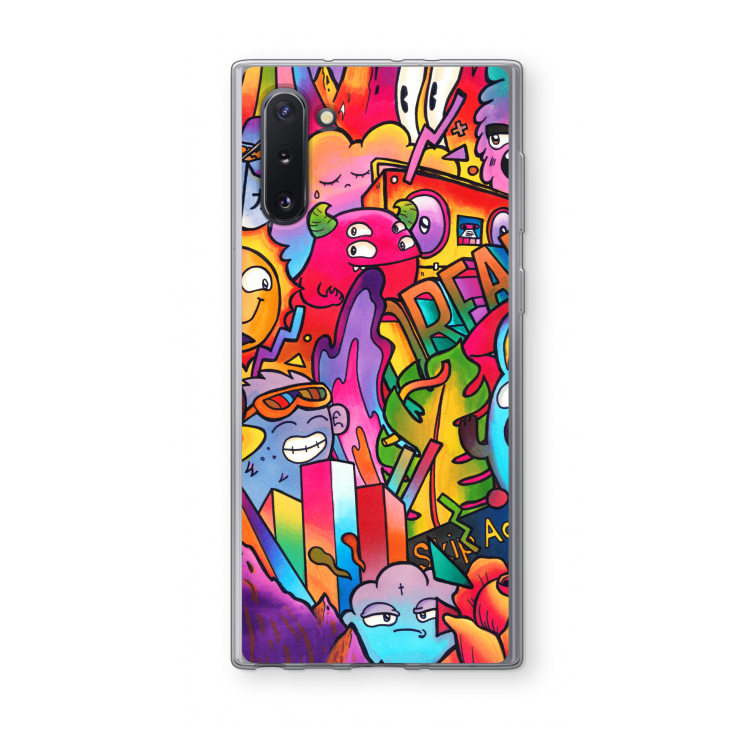 CaseCompany Dreams: Samsung Galaxy Note 10 Transparant Hoesje