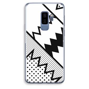 CaseCompany Pop Art #5: Samsung Galaxy S9 Plus Transparant Hoesje