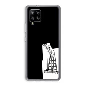 CaseCompany Musketon Painter: Samsung Galaxy A42 5G Transparant Hoesje