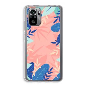 CaseCompany Tropisch: Xiaomi Redmi Note 10S Transparant Hoesje