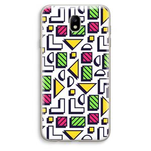 CaseCompany 8-bit N°4: Samsung Galaxy J7 (2017) Transparant Hoesje