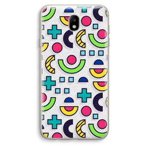 CaseCompany 8-bit N°6: Samsung Galaxy J7 (2017) Transparant Hoesje