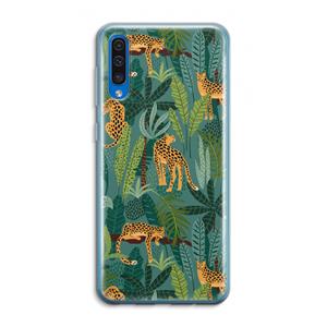 CaseCompany Luipaard 2: Samsung Galaxy A50 Transparant Hoesje