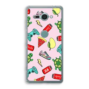CaseCompany Things Jamie Loves: Sony Xperia XZ2 Compact Transparant Hoesje