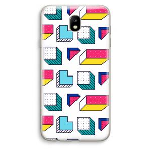 CaseCompany 8-bit N°7: Samsung Galaxy J7 (2017) Transparant Hoesje