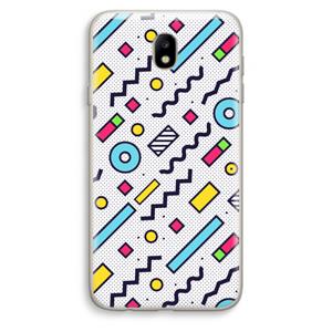 CaseCompany 8-bit N°8: Samsung Galaxy J7 (2017) Transparant Hoesje