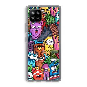 CaseCompany Vexx Mixtape: Samsung Galaxy A42 5G Transparant Hoesje