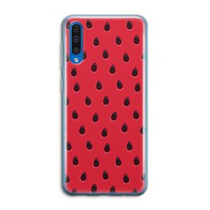 CaseCompany Watermelon: Samsung Galaxy A50 Transparant Hoesje