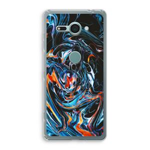 CaseCompany Black Unicorn: Sony Xperia XZ2 Compact Transparant Hoesje