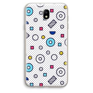 CaseCompany 8-bit N°9: Samsung Galaxy J7 (2017) Transparant Hoesje