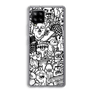 CaseCompany Vexx Mixtape #2: Samsung Galaxy A42 5G Transparant Hoesje