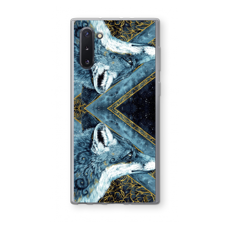 CaseCompany Golden Fox: Samsung Galaxy Note 10 Transparant Hoesje