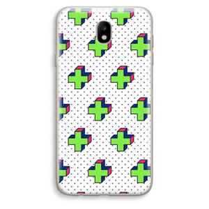 CaseCompany 8-bit N°10: Samsung Galaxy J7 (2017) Transparant Hoesje