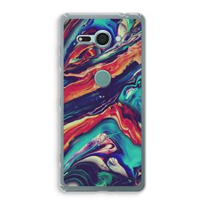 CaseCompany Chameleon Sun: Sony Xperia XZ2 Compact Transparant Hoesje