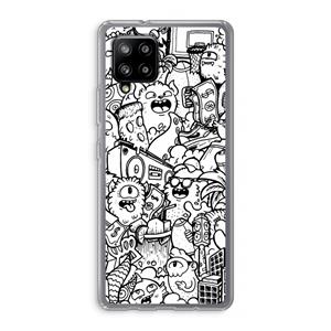 CaseCompany Vexx City #2: Samsung Galaxy A42 5G Transparant Hoesje