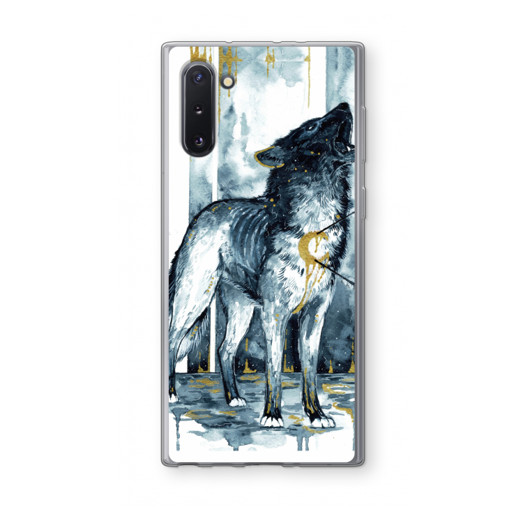 CaseCompany Bleeding Soul: Samsung Galaxy Note 10 Transparant Hoesje