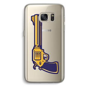 CaseCompany Pew Pew Pew: Samsung Galaxy S7 Transparant Hoesje