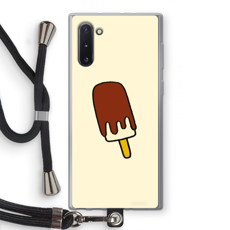 CaseCompany Frisco: Samsung Galaxy Note 10 Transparant Hoesje met koord