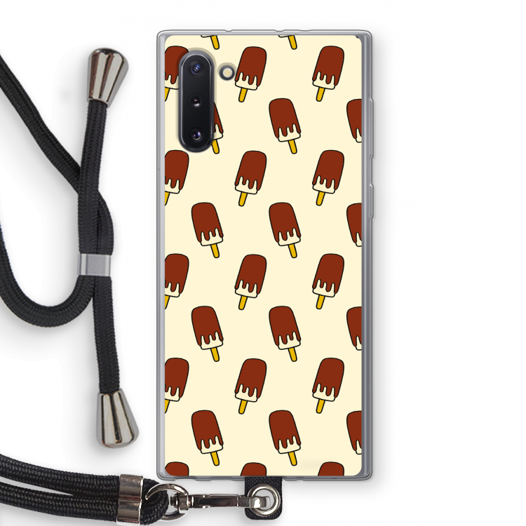 CaseCompany Yummy: Samsung Galaxy Note 10 Transparant Hoesje met koord