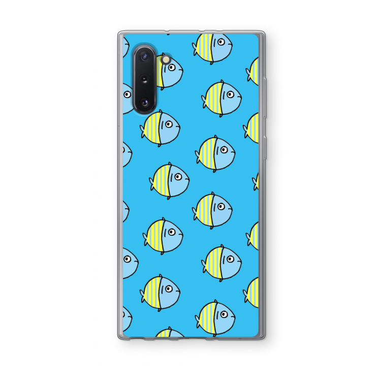 CaseCompany Visjes: Samsung Galaxy Note 10 Transparant Hoesje