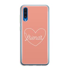 CaseCompany Friends heart: Samsung Galaxy A50 Transparant Hoesje