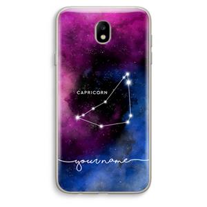 CaseCompany Sterrenbeeld - Donker: Samsung Galaxy J7 (2017) Transparant Hoesje