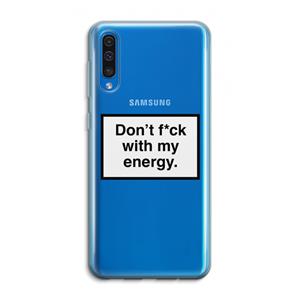 CaseCompany My energy: Samsung Galaxy A50 Transparant Hoesje