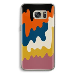 CaseCompany Baar A: Samsung Galaxy S7 Transparant Hoesje