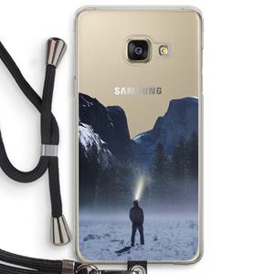 CaseCompany Wanderlust: Samsung Galaxy A3 (2016) Transparant Hoesje met koord