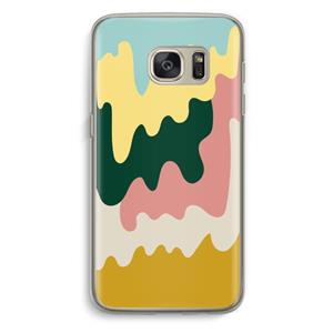 CaseCompany Baar B: Samsung Galaxy S7 Transparant Hoesje