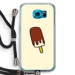 CaseCompany Frisco: Samsung Galaxy S6 Transparant Hoesje met koord